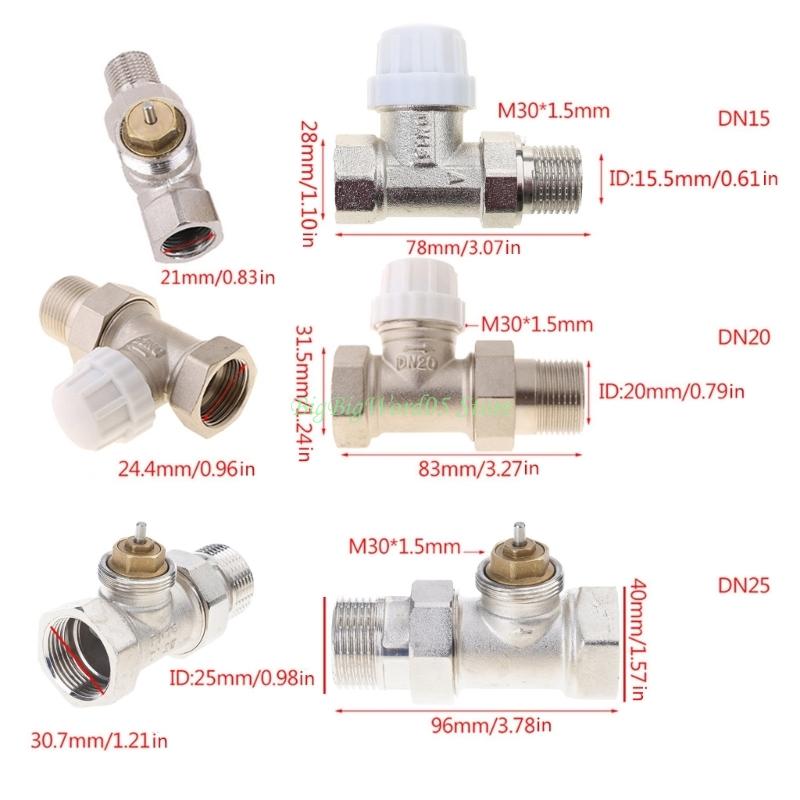 24TE Water for Valve Electric Radiator HVAC Thermal Actuator for Valve TRV for DN15 D