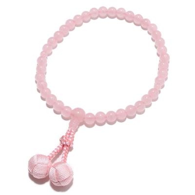 Prayer Beads Made In Japan In Red Crystal Bag Durable Tassels That Crumple Color Handmade Prayer Beads That Can Be Used by All Sects Made In Japan