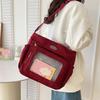 Zipper Bag Transparent Bags Cotton Doll Bag Shoulder Bag Solid Color Itabag  Small Item Bag
