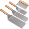 SMVP Großes quadratisches Grillspatel-Set aus Edelstahl