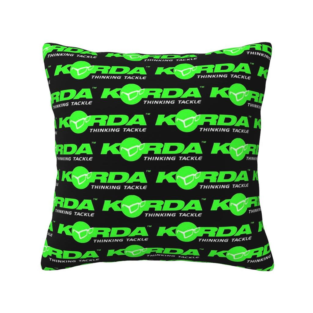 Korda Fishing Logo Square Pillowcase Pillow Cover Cushion Zip Decorative Comfort Throw Pillow for Home Sofa