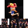 High Quality Pvc Anime Figure Luffy Knee Pose Collectible Model Toy Three Colors