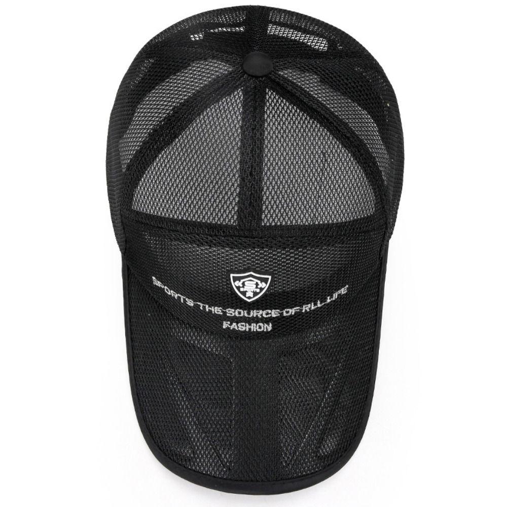 Full Mesh Summer Baseball Cap Adjustable Outdoor Sports Hats  For Man Women Unisex