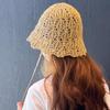Women's Summer Beach Crochet Bucket Hat