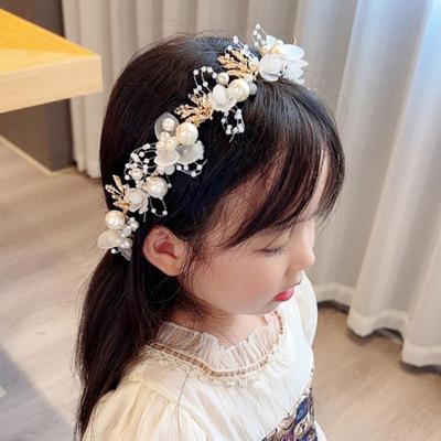 Haarschmuck Kinder Geschenke Frühling Böhmische Mädchen Braut Perle Haar Kopfschmuck Blumenkranz Braut Girlande Kopf Hoop Stirnbänder