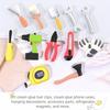 14PCS Resin Dollhouse Repair Tool Mixed Pattern Miniature Simulated Pliers  Doll House
