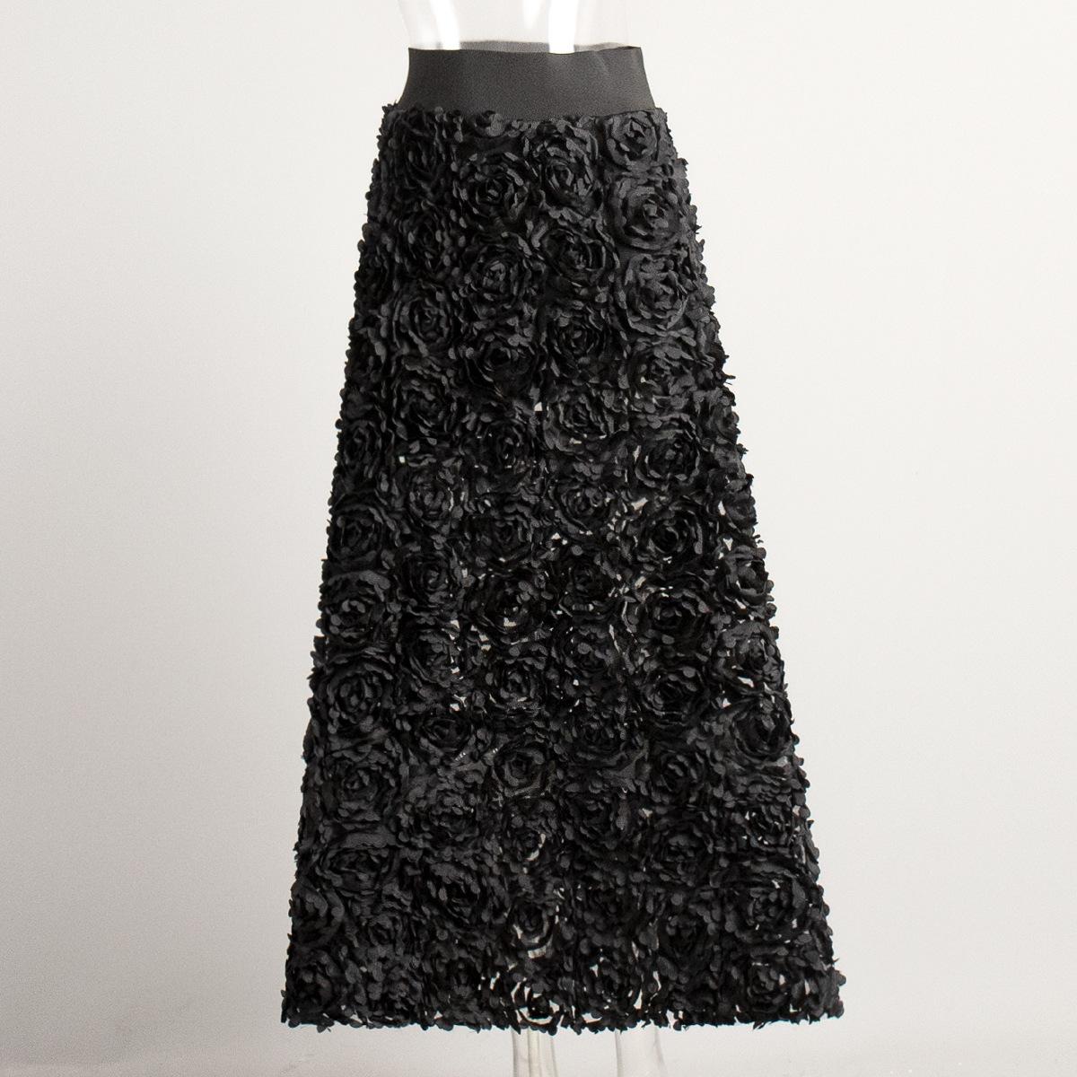 

Женские длинные юбки, модная макси-юбка с высокой талией и эластичным поясом, повседневная спортивная юбка с лепестками для женщин, платья на весну и осень, юбки для вечеринок