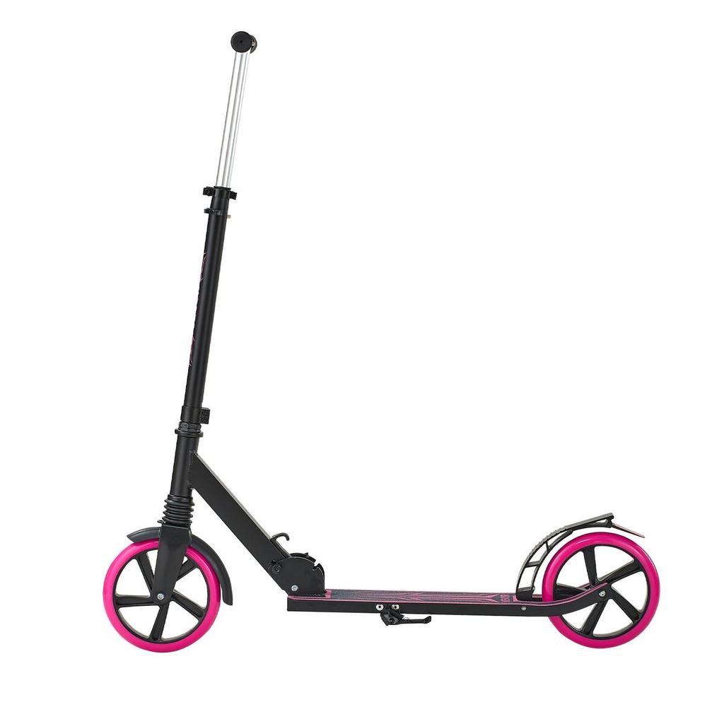 Kick Scooter for Kids Ages 8+, Teens & Adults, 2-Wheel Toddler Scooter with Adjustable Height Handlebar, Wide Anti-Slip Deck, Foldable Lightweight