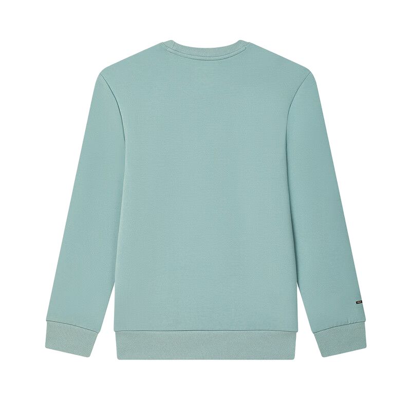 Fila White Series Brand Logo Fashion Casual Natural Simple Pullover Long Sleeve Sweatshirt Men Sweatshirt Sea-King-Green F11M443205F-GN