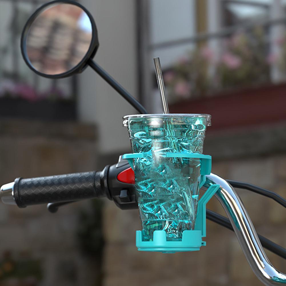 Modification de Moto Porte-Gobelet Réglable Support de Bouteille d'Eau en ABS Poignée Pliable Porte-Boisson pour Guidon Accessoires