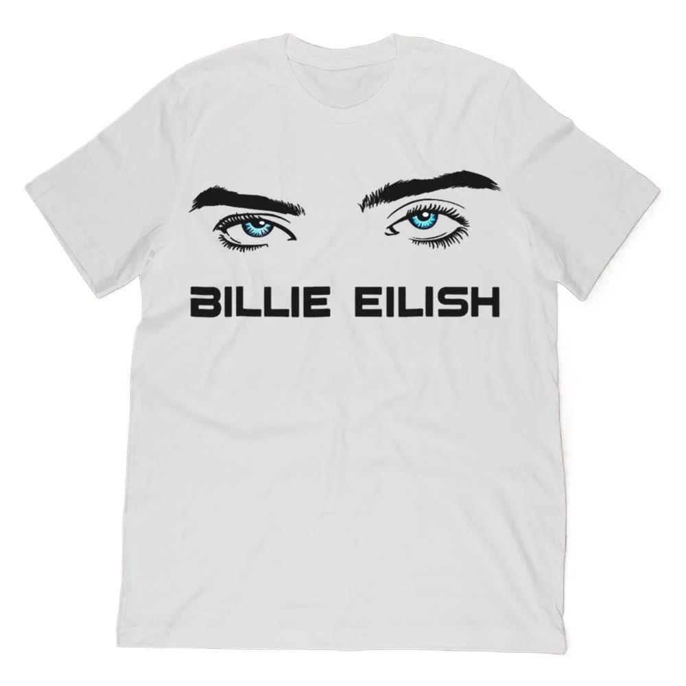 2026 FrühlingSommer Billie Eilish Ocean Eyes T-Shirt Tee Hochwertige Streetwear Weich Klassisch Y2K Stil