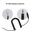 DIY Replacement Cable Spring Adapter Cord for Helicopter Headset U 174 U Military Connector