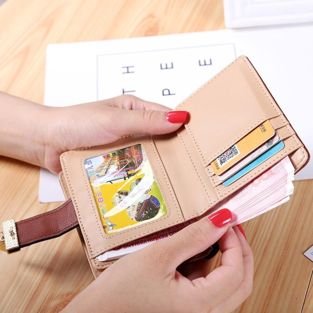 Luxury Women Wallet Leather Purse Short Zipper Clutch Bag Small Hollow Out Leaves Design Fashion Brand Wallets