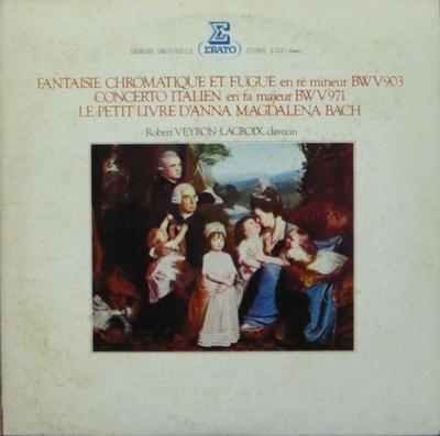 LP Record ROBERT VEYRON-LACROIX - Clavecin De J. S. Bach ERA1019 ERATO 1975 Japan Obi Classical Used
