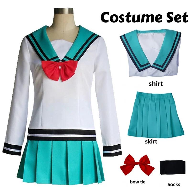 Teruhashi Kokomi Cosplay Tērpi Kleita Saiki