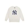 New MLB Sweatshirts Unisex Ivory White 31MTC2941-50I