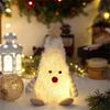 No Cord Needed Plush Christmas Tree Decors with Gentle Light Kids Room Holiday Decoration for Night Ambiances