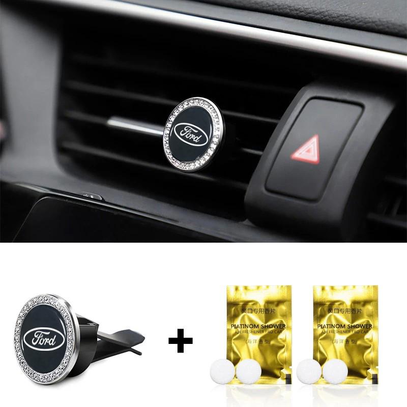 EFOS1 Car Air Freshener Auto Accessories Interior Perfume Diffuser For Ford Focus Mustang Fiesta Mondeo Kuga Transit Escape ST Line