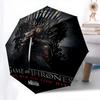 1pc Game of Thrones Automatic Folding Umbrella - Compact 8-Rib Design, Durable Plastic & Iron1179L