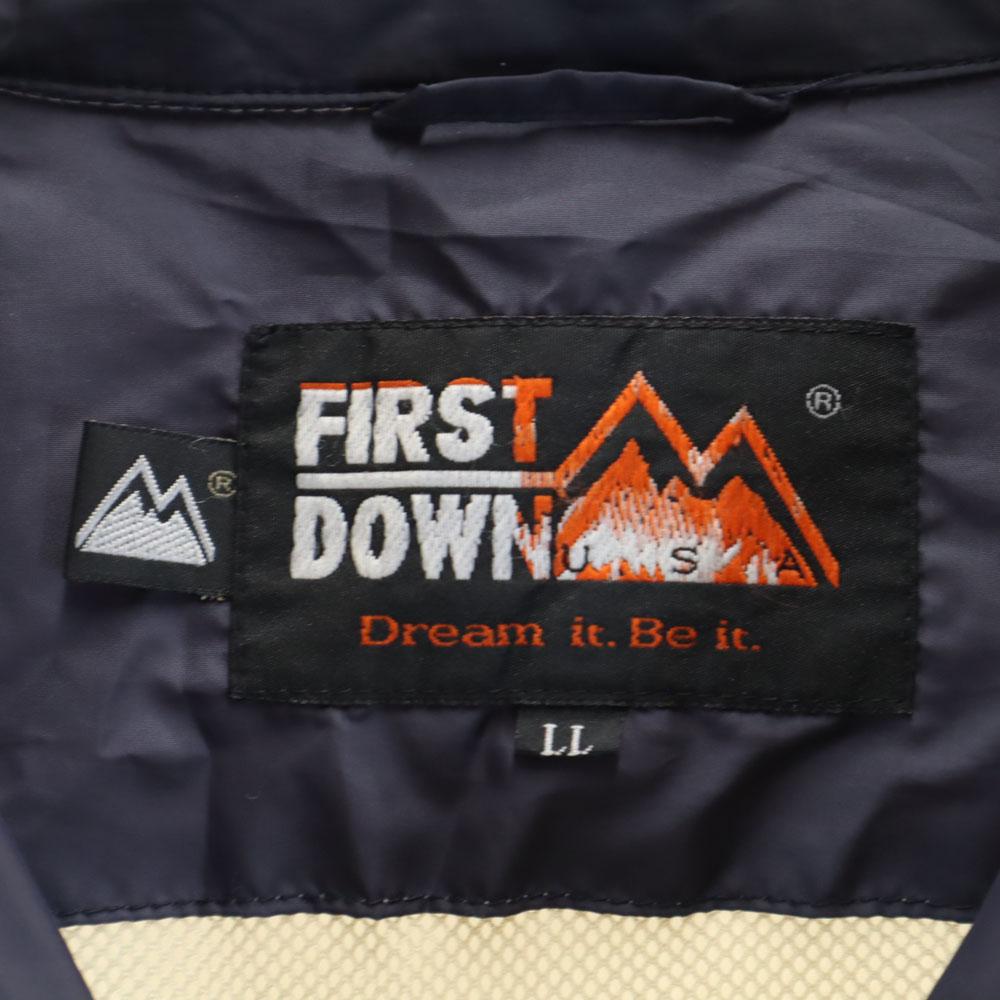 FIRSTDOWN 90s Old Long sleeve Zip jacket LL Beige Men's Used