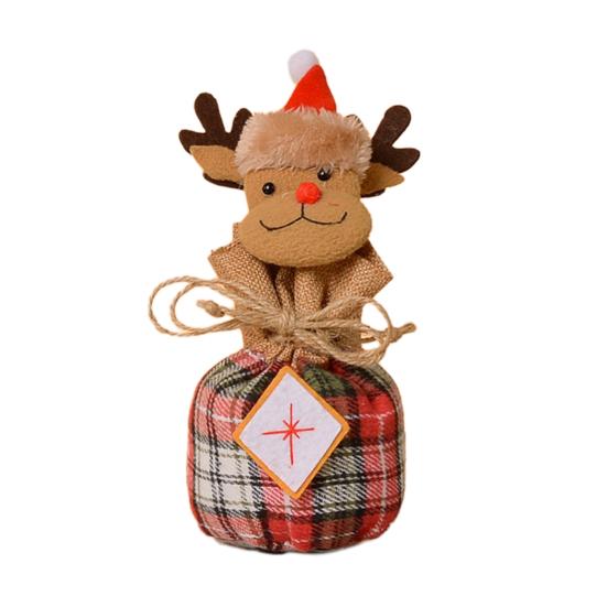 Christmas Candy Bag Reusable Christmas Treat Bag for Goodies Fruits Holiday Gift Storage Bags