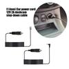 ABS Car Charging Cable Car Detectors Power Cord 12V 2A Output With LED Power Light And Quick Connecting Interfaces