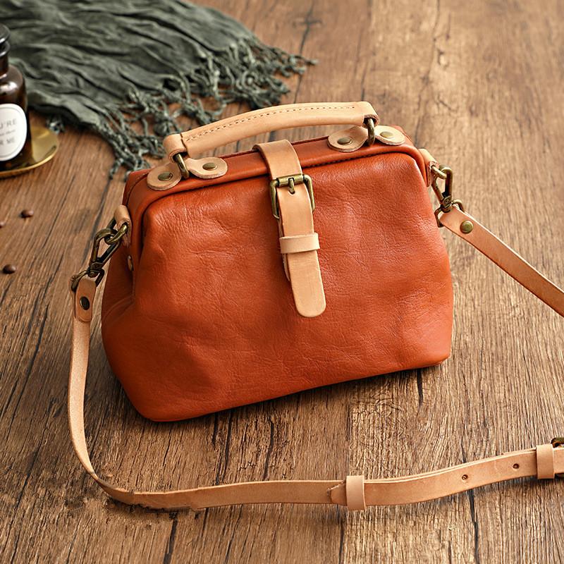 

Johnature Простая сумка из натуральной кожи, женская сумка из натуральной мягкой яловой кожи, винтажные однотонные сумки на плечо коричневый