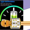 Wireless Microphone for Singing Recording with Colorful LED Lights Handheld BT Microphones Kids Karaoke Microphone Home KTV Player