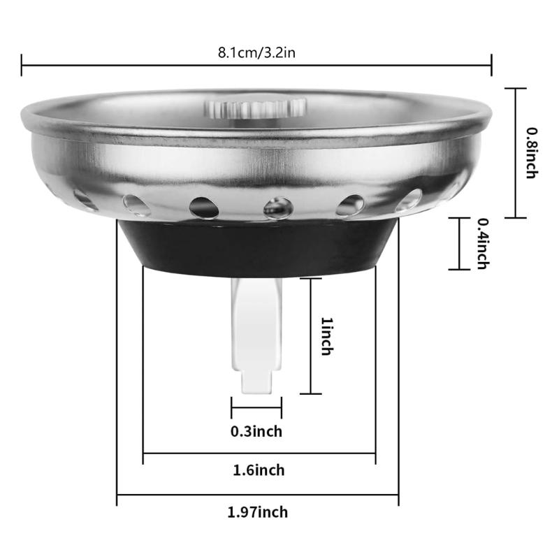 Kitchen Sink Strainers Drainer Plugs Stop Efficient Kitchen Sink Drainers CoverRapid Water Drainages & Debris Capture