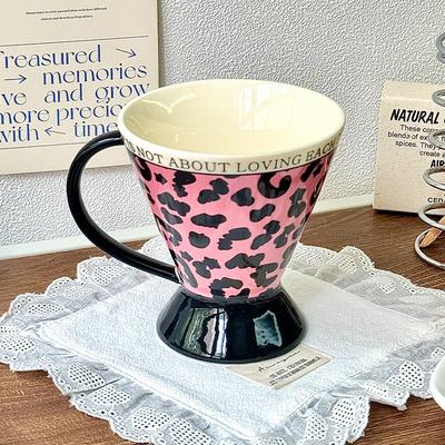 Uroczy kubek ceramiczny o wysokiej wartości, kubek do picia z wyczuciem, dla pary chłopaka i dziewczyny, na kawę, mleko, prezent urodzinowy