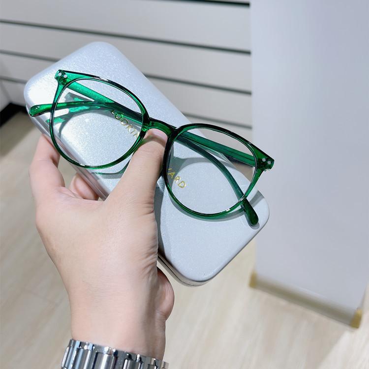 New Transparent Computer Glasses Frame Women Men Anti Blue Light Round Eyewear Blocking Glasses Optical Spectacle Eyeglass