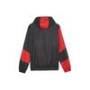 Puma Acm Prematch Color Block Casual Full Zip Woven Jacket Men Jacket Black Red 774026-01