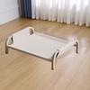 Comfortable And Breathable Elevated Pet Bed for All Pets, with Metal Frame , Kittens Small