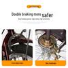 Adult Manual Pedal Tricycle for Seniors - Foot-Pedaled Bicycle