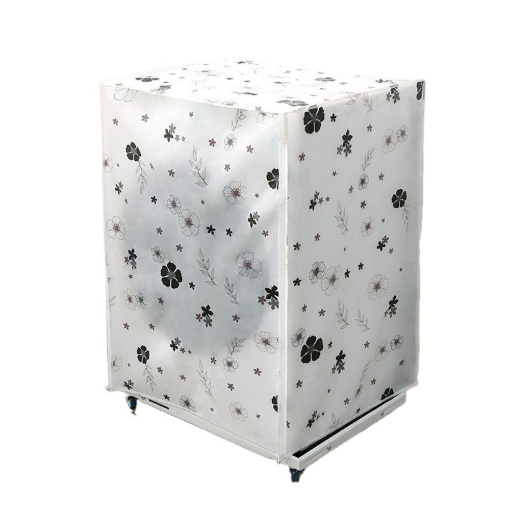 Водонепроницаемый чехол-барабан для стиральной машины солнцезащитный чехол для стиральной машины с активатором для общежитий front cover style D 780₽