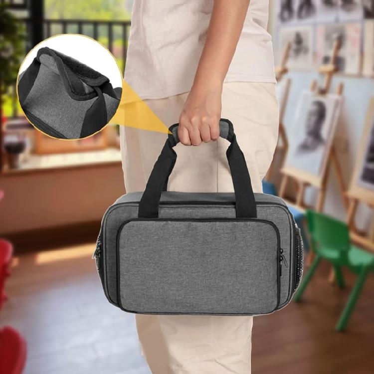 Acrylic Paint Carry Bag Paint Bottle Paint Brush Organizers Carry Case Art Supplies Organizers for Painting Sketching