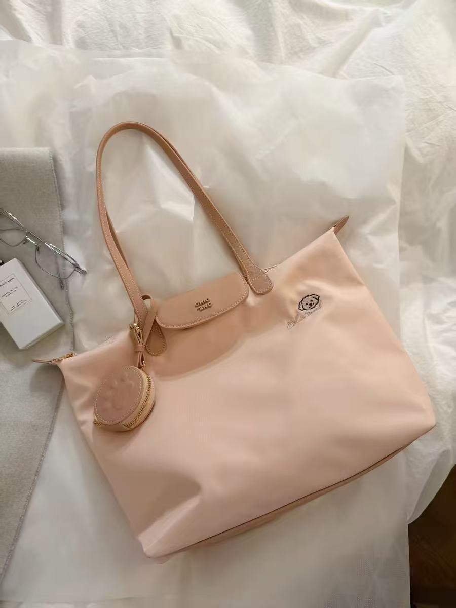 

New Arrival: Bread Puppy Hana Kotoba Tote - Women s Large Casual Handbag & Shoulder Bag 30x11.5x28 cm цвітіння вишні, рожевий колір