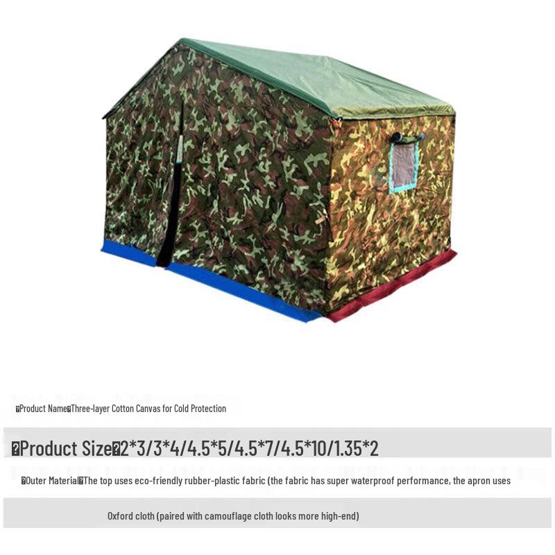 Tachen 3-Layer Cold-Proof Canvas Work Tent
