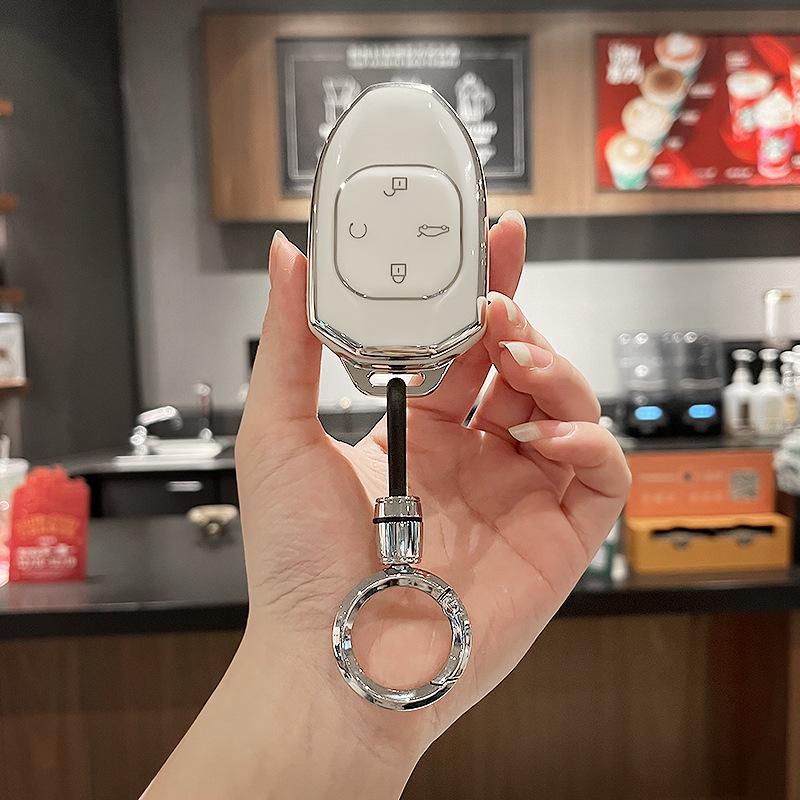 GAC Aion Y Key Case Shell with Charm and Buckle for Interior Modification