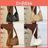 Trendy Tote Bag For Women Stylish Solid Color Medium Sized Pu Shoulder Bag