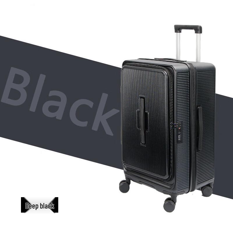 OLOMM Hardside Luggage with USB and Cup Holder 28-inch