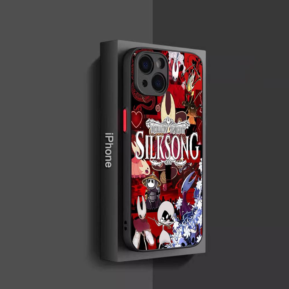 Game H-Hollow K-Knight Phone Case For IPhone 16 15 14 Plus 15 13 12 11 Pro Max X XS MAX Matte Cover