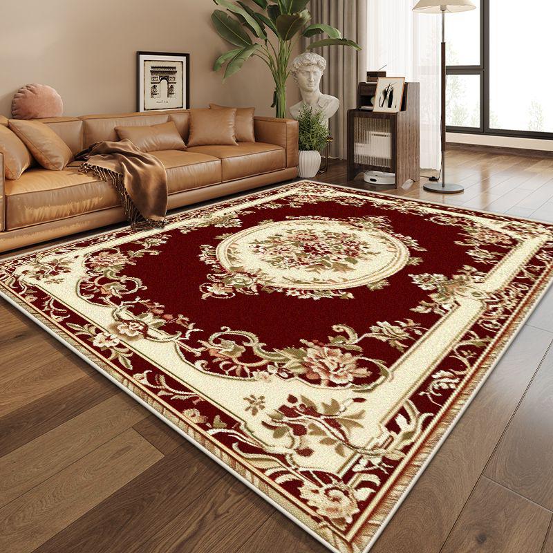 Persian Style Luxury Living Room Decoration Rug Big Size Non-slip Dining Room Carpet Easy Clean Customizable Coffee Tables Mat