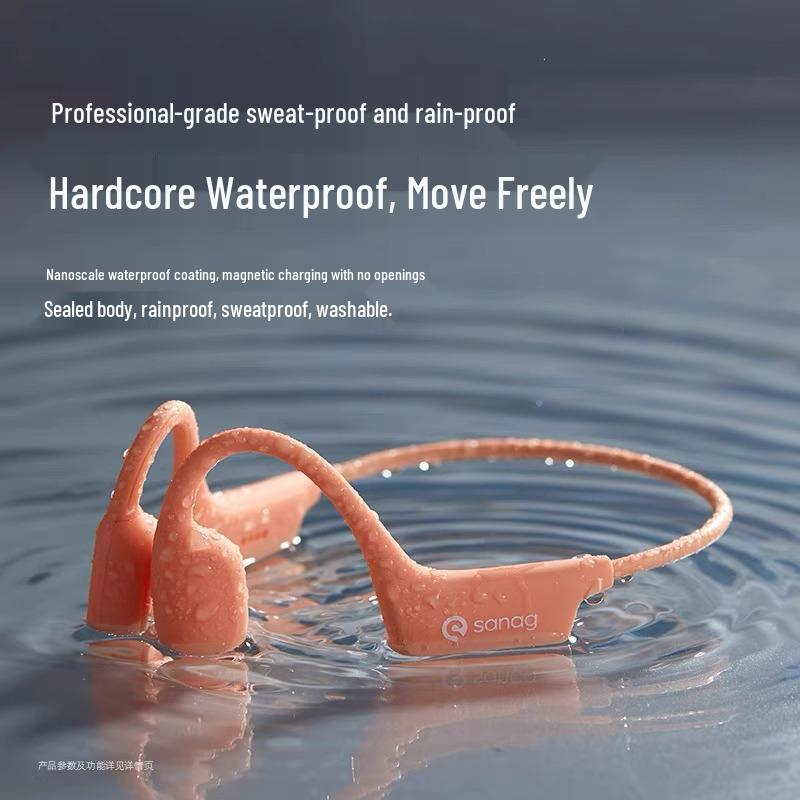 Sanag A30S Bone Conduction Waterproof Bluetooth Headphones for Sports