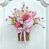 2025 New 2025 New Spring Wreath Simulation Garland Plant Door Hanging Home Hanging Basket Decoration