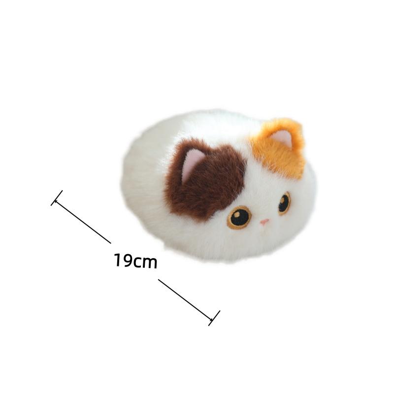 Katten Knuffels 19cm Gesimuleerde Driekleurige Kat Siamees Zwarte Kat Gevulde Pop Kawaii Bureau Decoratie Speelgoed Kinder Verjaardagscadeaus