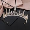 European Luxurious Bridal Zircon Tiara: Crystal Princess Crown for Birthday Parties.