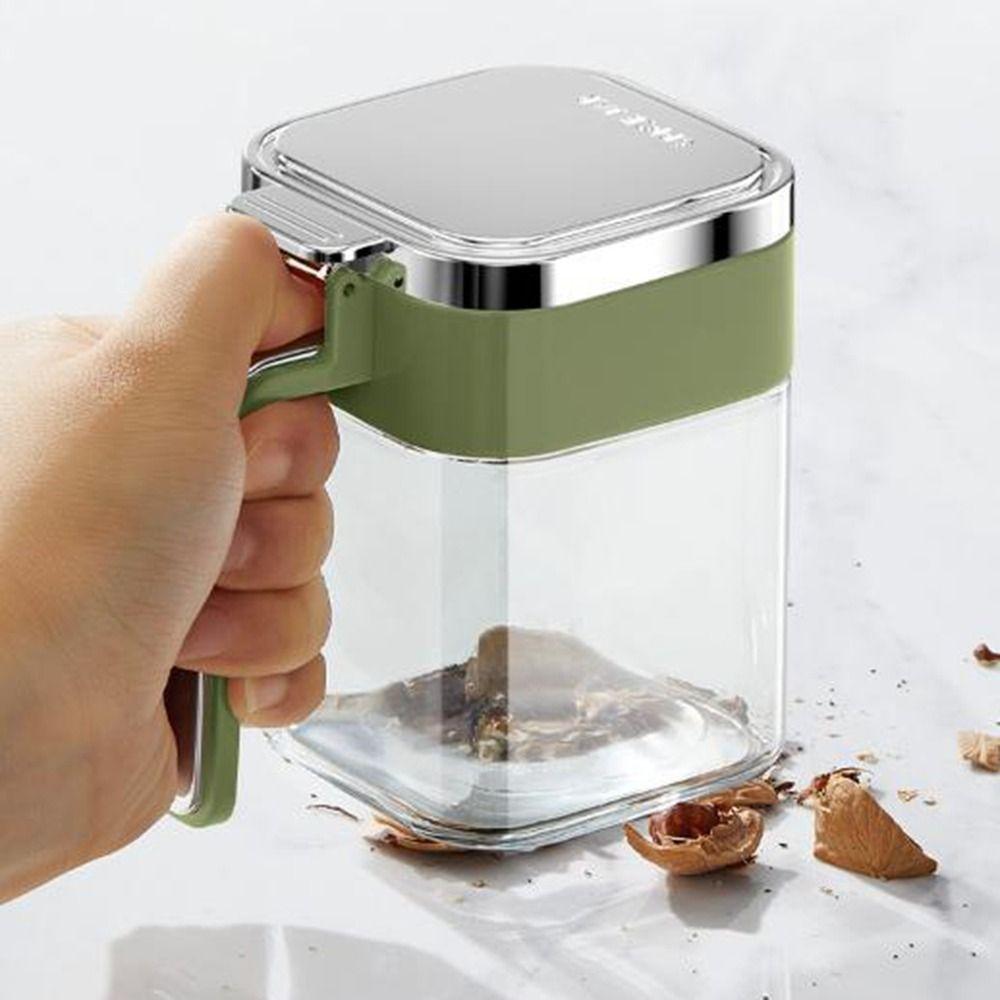 380ml Glas Gewürzbox Versiegelter Salzbehälter Praktische Zuckerdose für Zuhause