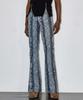LAENGMUEO Roon Python Flare Denim Pants