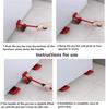1Set Heavy Furniture Lift Furniture Mobile Transport Roller Set Heavy Furniture Lift Caster Tool Mobile Furniture Assistant